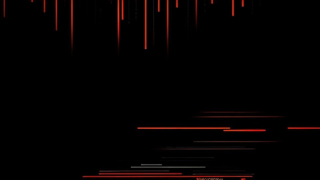 Abstrakte orange-schwarze Hintergrundmusterlinien Cyberpunk Hitech Neonleuchtung