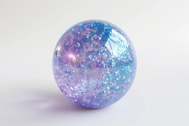 Abstrakte Partikelsphäre Glitter Weißer Hintergrund Feier