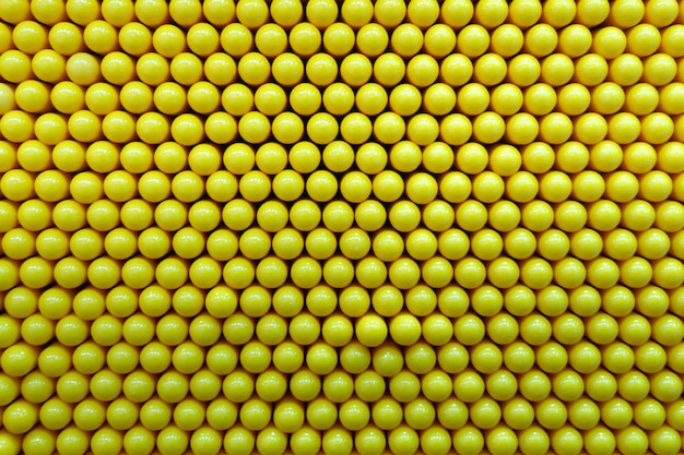 Abstrakte Punkte in gelben Farben.