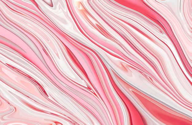 Abstrakte realistische flüssige Farbe Marmorierungseffekt, flüssige Kunsttechnik von Spritzern, Strömen und Farbstrichen. Acryl rosa Hintergrundtextur für Stoffe, Verpackungen, Tapeten, Abdeckungen, Geschenkpapier