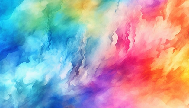 Abstrakte Regenbogen-Textur Hintergrund mit Aquarell-Ölmalerei Kunstwerk Tapeten