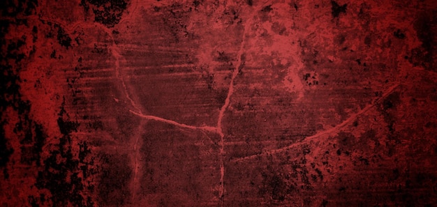 Abstrakte rote Hintergrundtextur des Schmutzes beängstigender roter dunkler Hintergrund