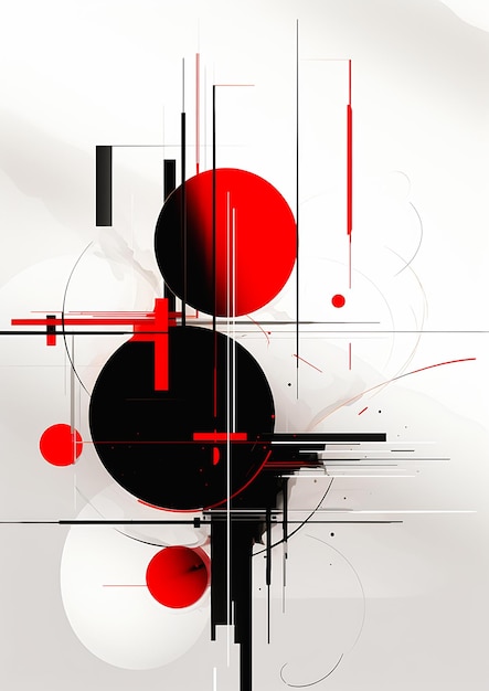 Foto abstrakte rote schwarze design-tinte ohne titel netto vertikale linien alter sigma