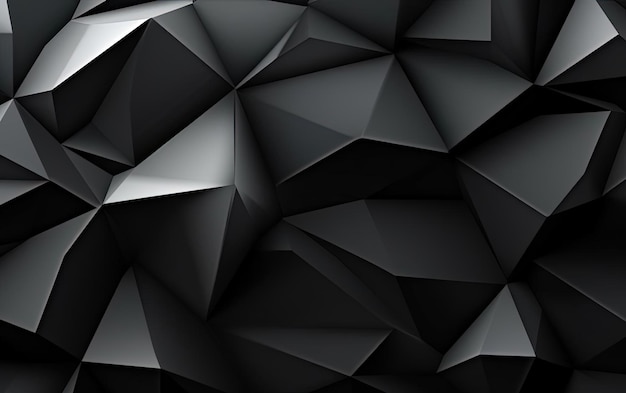 Foto abstrakte schwarze polygonen geometrischer hintergrund