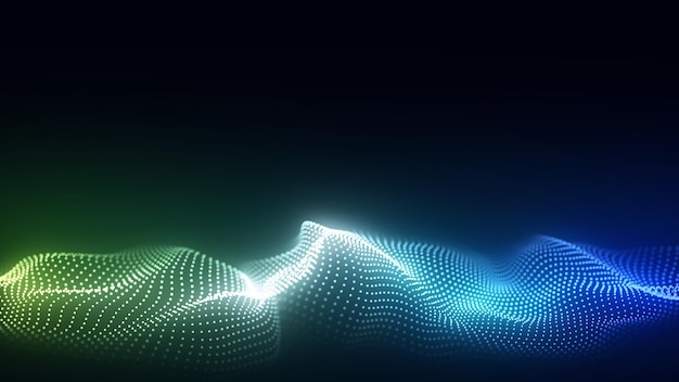 Abstrakte Textur mit Kreisen Matrix-Hintergrund Bewegungspunkte im Cyberspace Halftone-Illustration