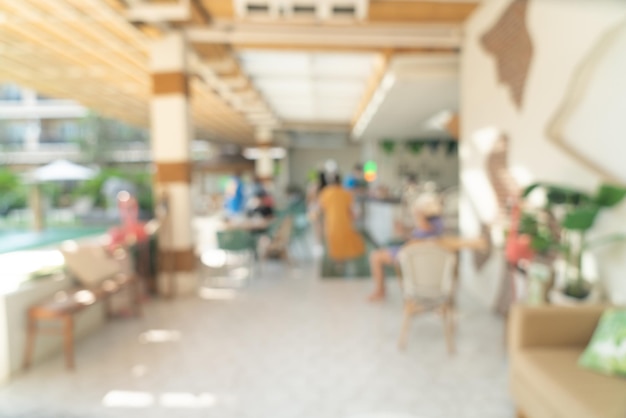 abstrakte Unschärfe Café Café und Restaurant für Hintergrund