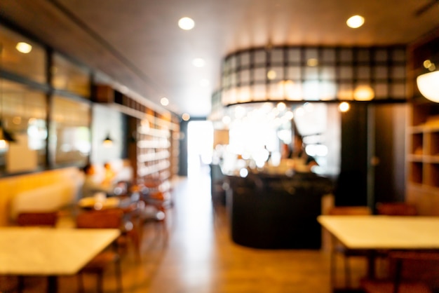 abstrakte Unschärfe Cafe Restaurant für Hintergrund