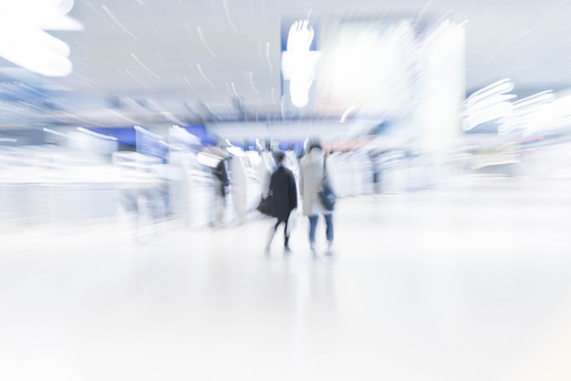 abstrakte Unschärfe im Flughafen