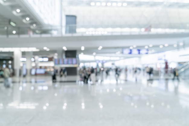 abstrakte Unschärfe und defokussierter Flughafen