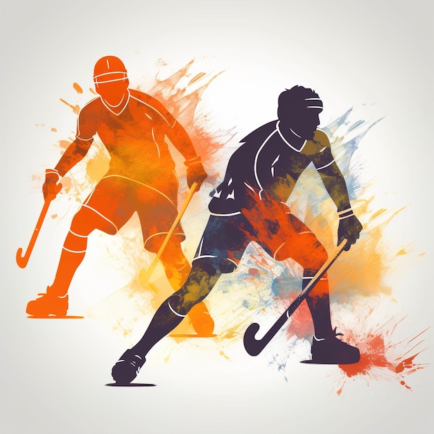 Abstrakte Vektorillustration Nationale Sporttagillustration