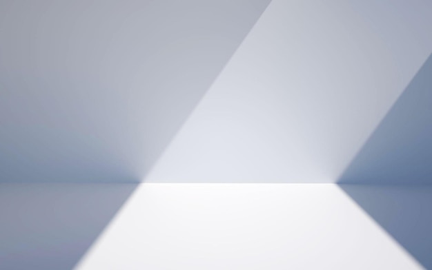 Abstrakte weiße Hintergrundproduktanzeige mit Fahnenhintergrund