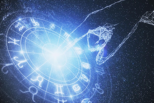 Abstrakte Zodiac-Tapeten