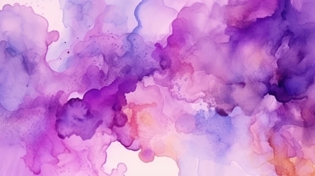 Abstrakter Aquarellhintergrund, violette Farben