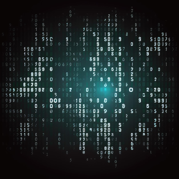 Abstrakter Binärcode Hintergrund