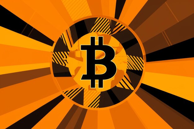 Abstrakter Bitcoin-Hintergrund
