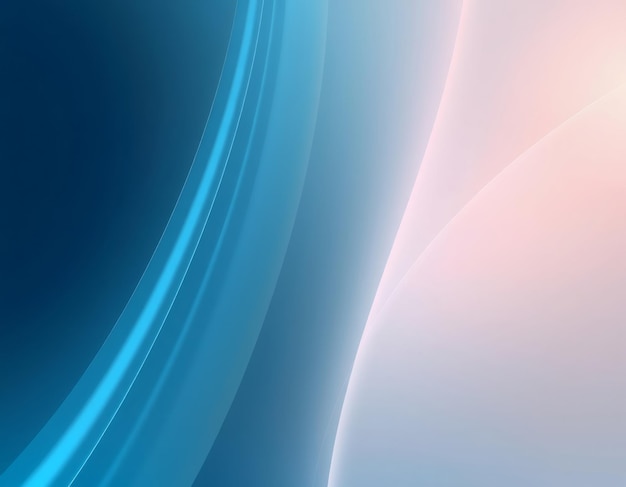 Abstrakter blau-rosa Hintergrund mit gekrümmten Linien