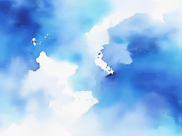 Abstrakter blauer Aquarell-Hintergrund