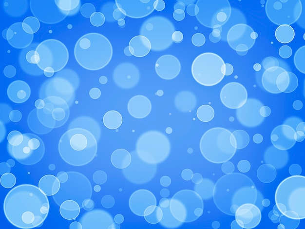 Abstrakter blauer defokussierter Hintergrund mit Bokeh