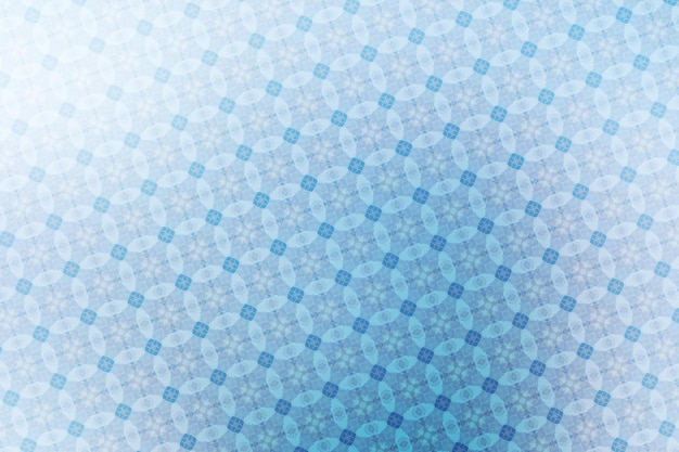 Abstrakter blauer Hintergrund mit einem Muster aus Sechseckern und Sternen