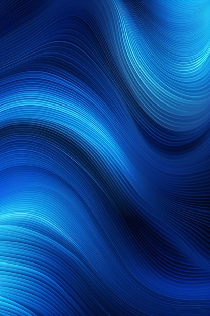abstrakter blauer Hintergrund mit welligen Linien