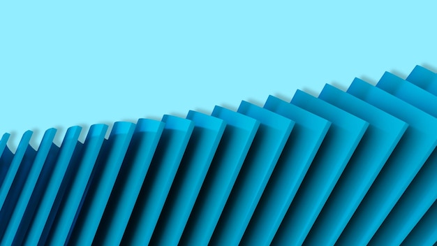 Abstrakter blauer Polygonkurvenformhintergrund