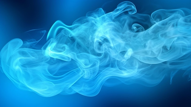 Abstrakter blauer Rauch auf dunklem Hintergrund Textur-Design-Element