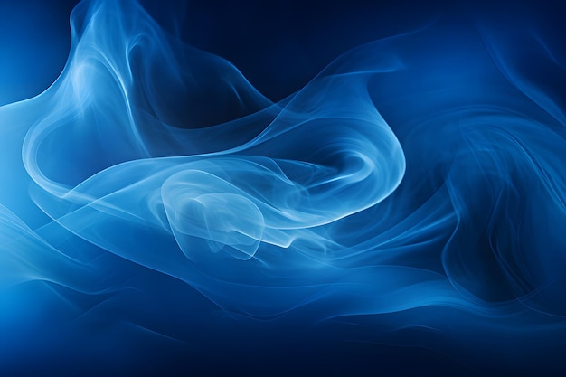 Abstrakter blauer Rauchhintergrund