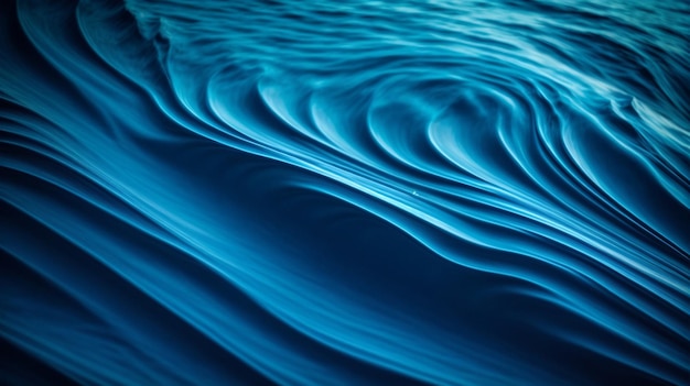 Abstrakter blauer wellenförmiger Oberflächenhintergrund