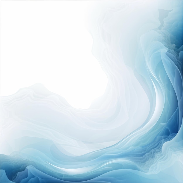 abstrakter blauer Wellenhintergrund mit Weißraum für Text