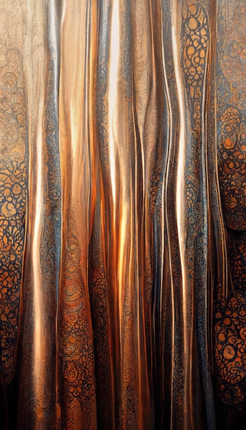 Abstrakter Bronze-Kupfer-Metallhintergrund Künstlerisches Grunge-metallisches Oberflächendesign