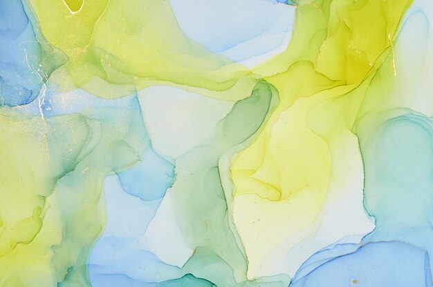Abstrakter bunter Hintergrund, Tapete. Mischen von Acrylfarben. Moderne Kunst. Marmor Textur. Alkoholtintenfarben durchscheinend