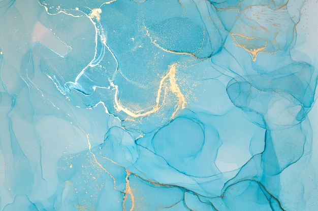 Abstrakter bunter Hintergrund, Tapete. Mischen von Acrylfarben. Moderne Kunst. Marmor Textur malen. Alkoholtintenfarben durchscheinend