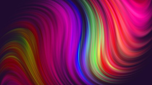 Abstrakter bunter Hintergrund Twisted Gradient Wavy Twirls Patterns Motion Digital Wallpaper