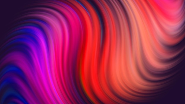 Abstrakter bunter Hintergrund Twisted Gradient Wavy Twirls Patterns Motion Digital Wallpaper