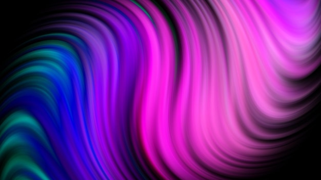 Abstrakter bunter Hintergrund Twisted Gradient Wavy Twirls Patterns Motion Digital Wallpaper