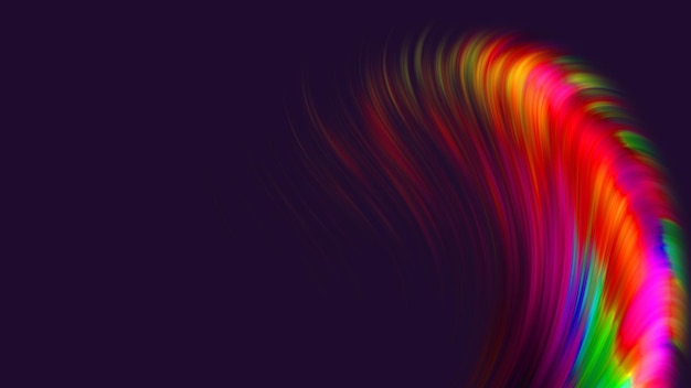 Abstrakter bunter Hintergrund Twisted Gradient Wavy Twirls Patterns Motion Digital Wallpaper