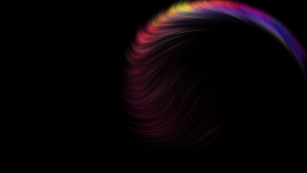 Abstrakter bunter Hintergrund Twisted Gradient Wavy Twirls Patterns Motion Digital Wallpaper