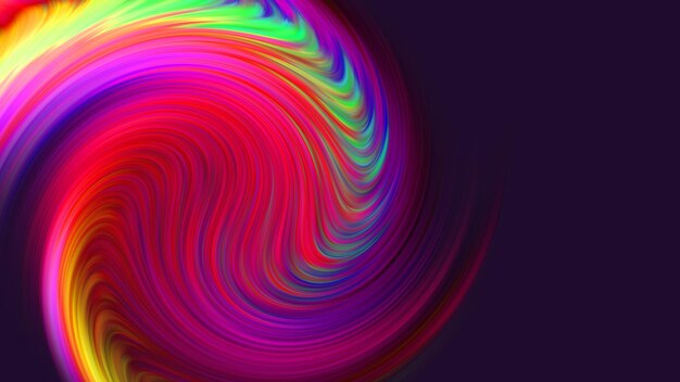 Abstrakter bunter Hintergrund Twisted Gradient Wavy Twirls Patterns Motion Digital Wallpaper