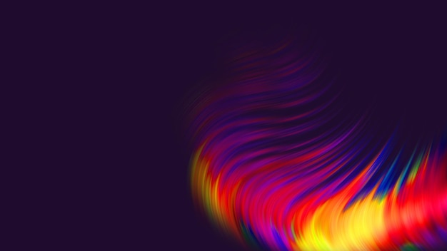 Abstrakter bunter Hintergrund Twisted Gradient Wavy Twirls Patterns Motion Digital Wallpaper