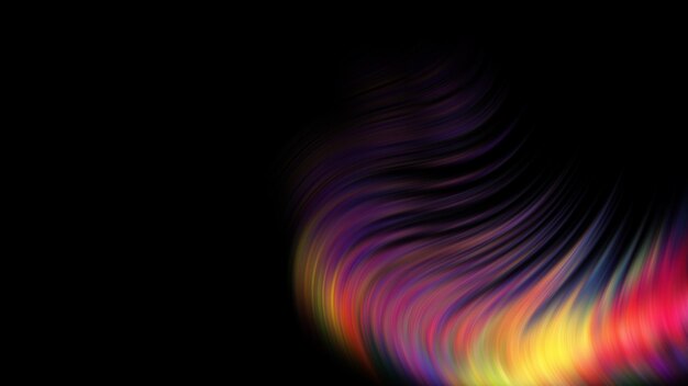 Abstrakter bunter Hintergrund Twisted Gradient Wavy Twirls Patterns Motion Digital Wallpaper