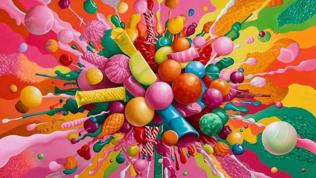 Abstrakter Candy-Hintergrund