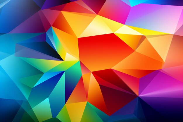 Abstrakter farbenfroher geometrischer Hintergrund