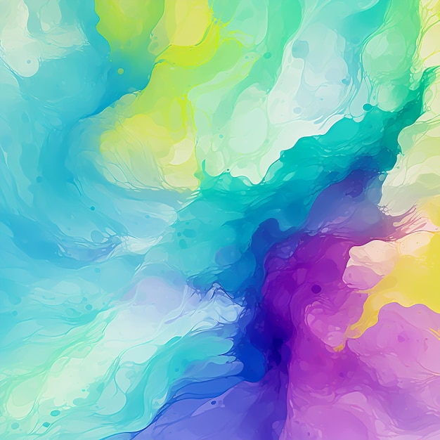 Abstrakter farbenfroher Hintergrund Psychedelische Textur Digitale Malerei