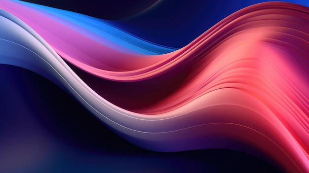 Abstrakter Farbverlauf-Hintergrund mit blau-rosa, lindbraunen Farbwellen