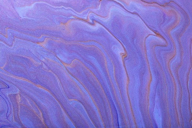 Abstrakter flüssiger Kunsthintergrund in hellblauen und violetten Farben Flüssiger Marmor Acrylmalerei mit sehr peri Farbverlauf