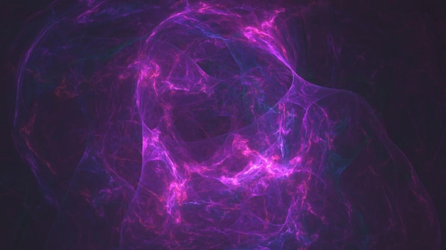 Abstrakter fraktaler heller Hintergrund Digitale 3D-Rendering-Kulisse