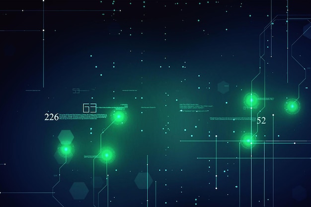 Abstrakter futuristischer Science-Fiction-Hintergrund