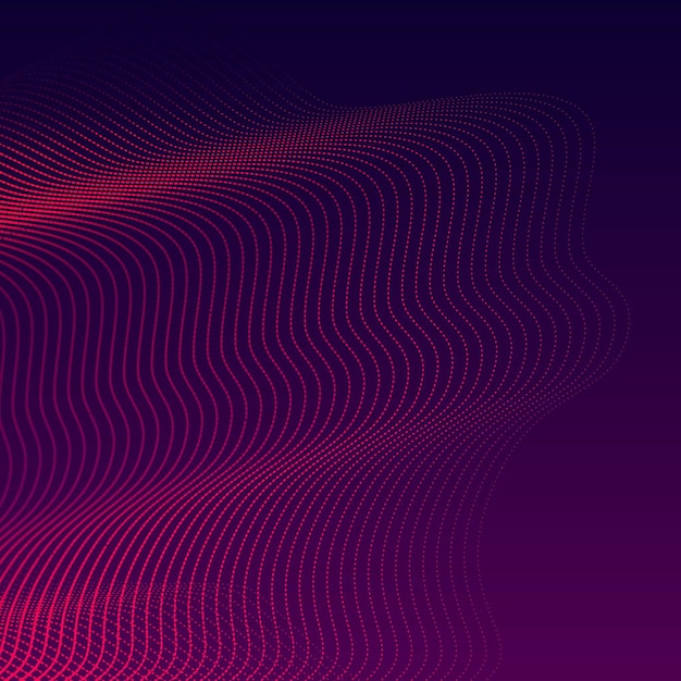 Abstrakter futuristischer winkender Hintergrund