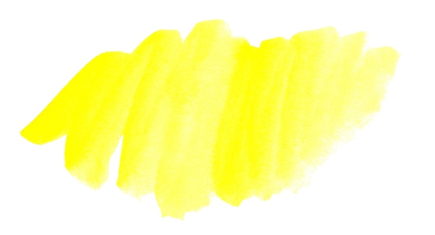 Abstrakter gelber Aquarellhintergrund Aquarellfleck für Textkopienraum