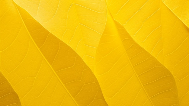 Foto abstrakter gelber blatthintergrund, der die schönheit der natur umfasst
